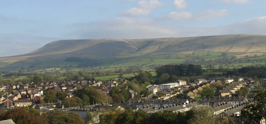 Inside LancashirePendleHill.
