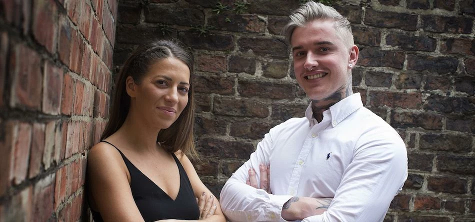 Newcastle Skin Clinic owner Luisa Scott and hair extensions specialist Mark Summers