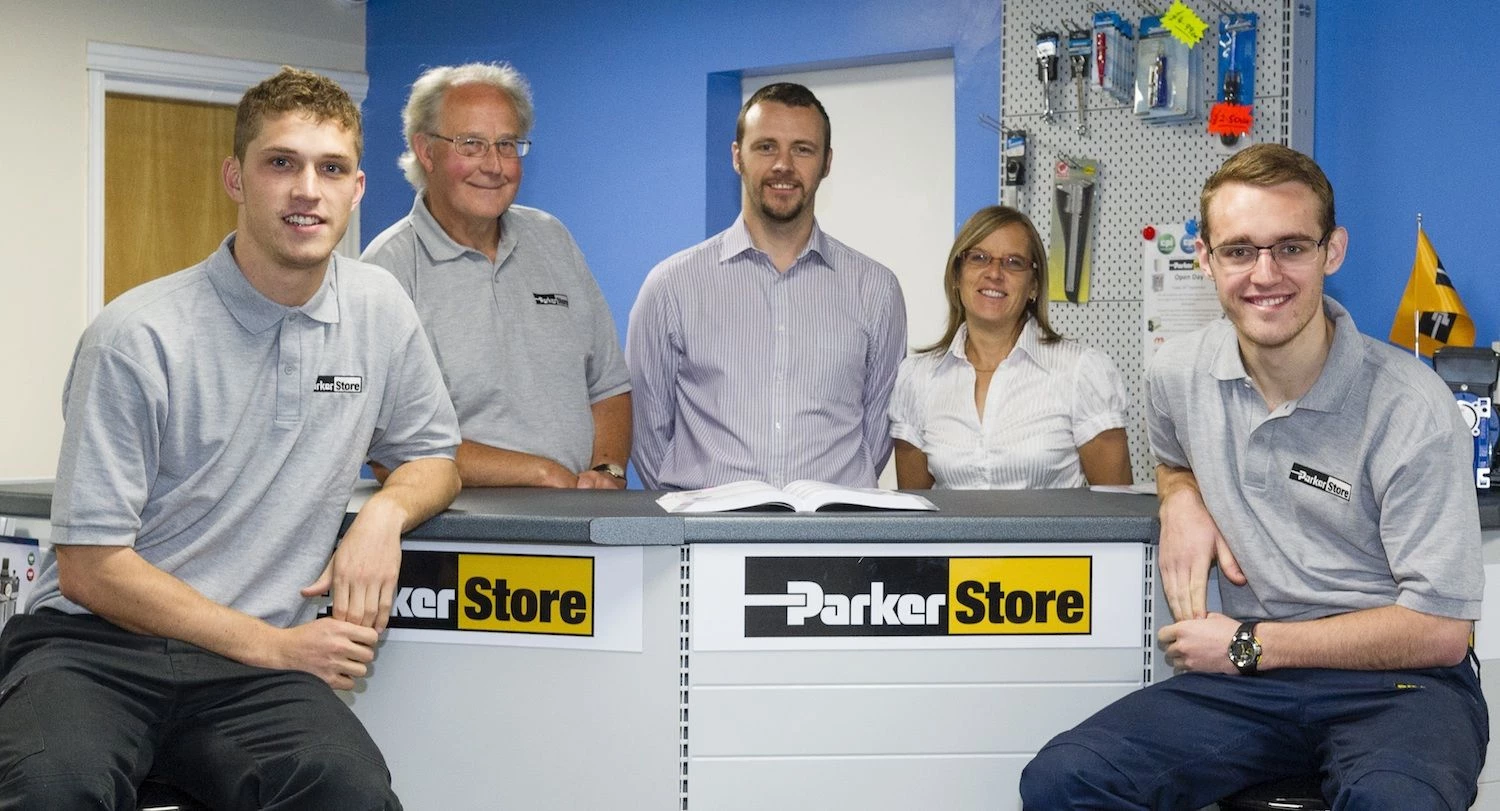 ParkerStore Sutton team in-store