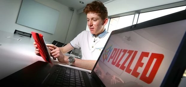 Gateshead College student Luke Farrell sets up his own digital company specialising in app design an