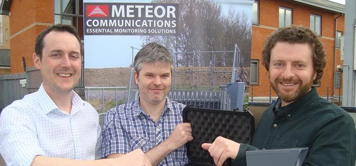 The directors of Meteor Communications are (l to r) Matt Dibbs, Tim Wilson and Andrew Scott.