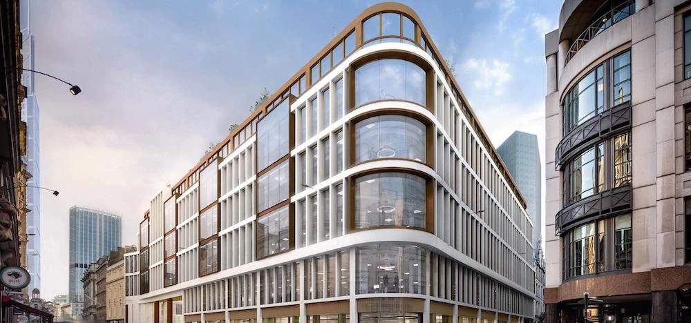 The proposed scheme at 60 London Wall.