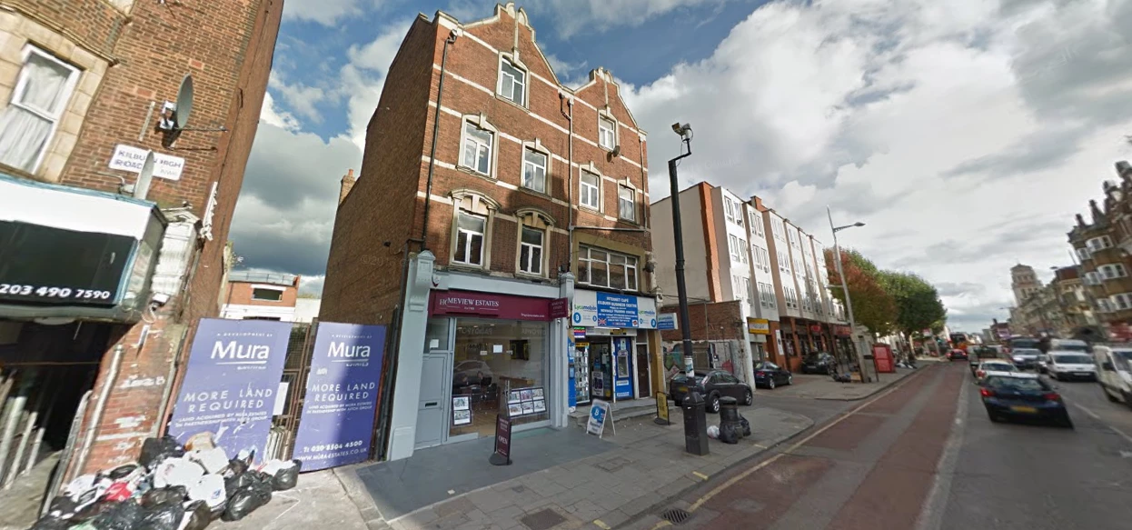 The site on Kilburn High Road which is set to be redeveloped into luxury apartments.