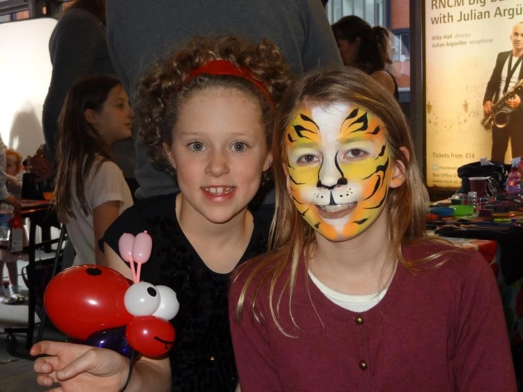Children attending the Mills & Reeve charity pantomime