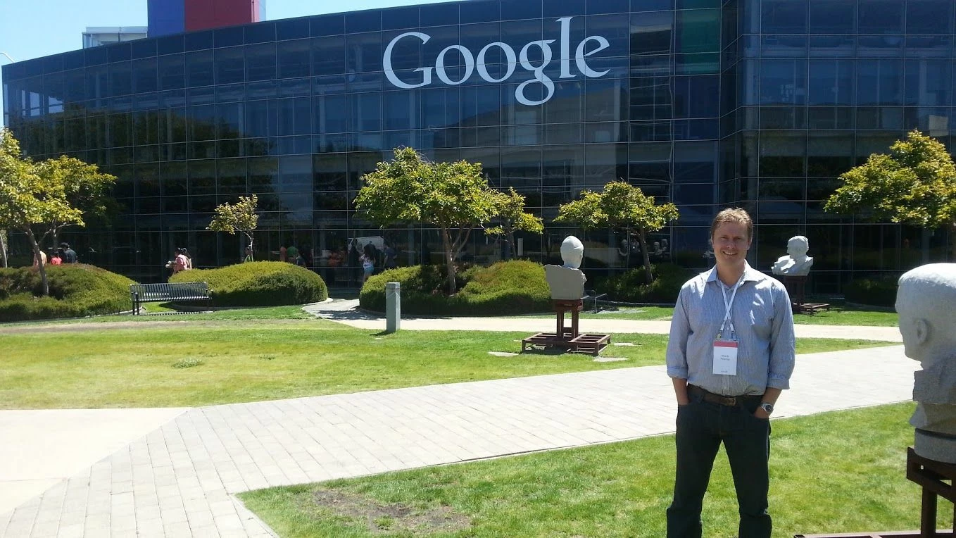 Mark Pearcy at Google HQ