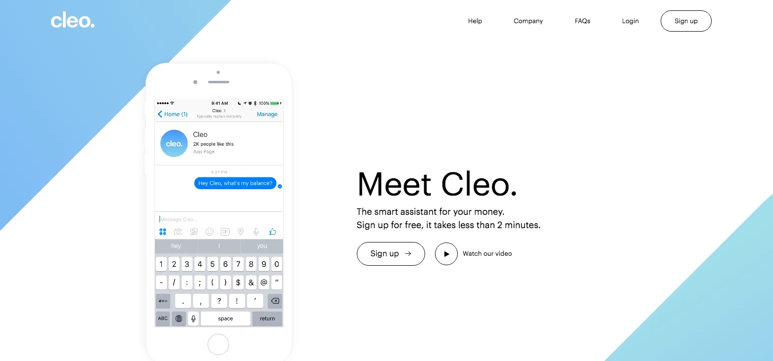 Cleo has raised $700k from a line-up of Angel investors.