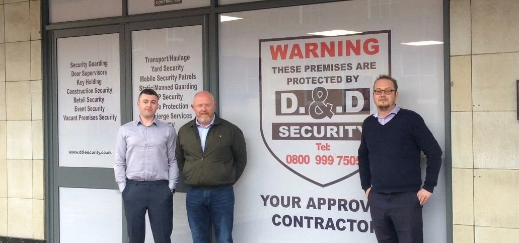 Lee Robinson, Mark Lynch an Stephen Martin.