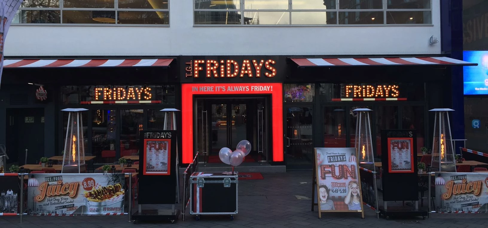 TGI Friday’s flagship Leicester Square development.