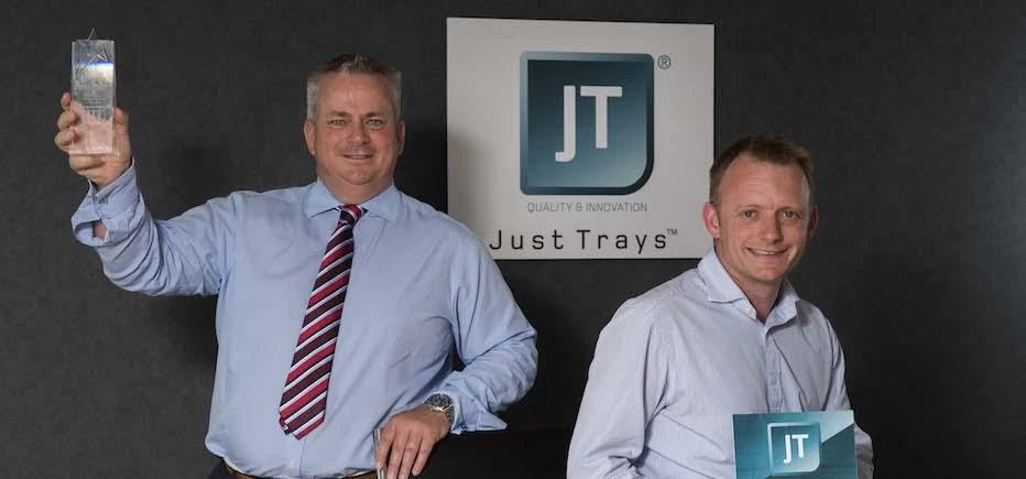 Paul Crossley and John Schofield of JT.