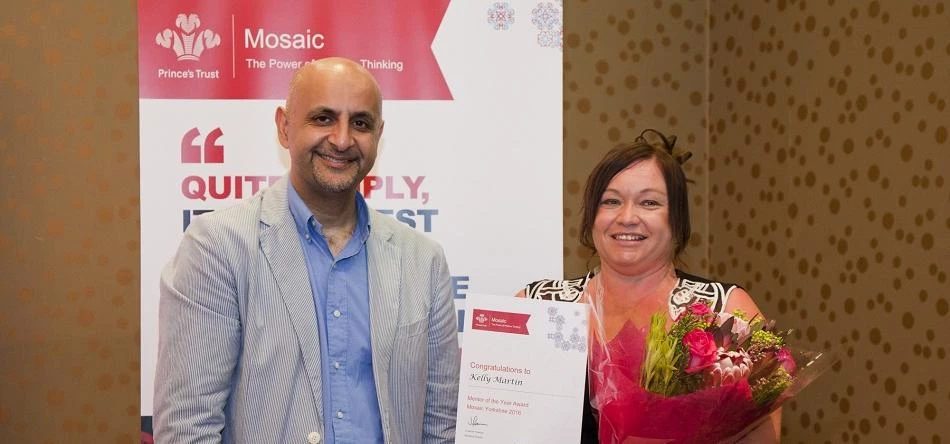 Kelly Martin and Professor Aaqil Ahmed, Head of Religion and Ethics at the BBC and Professor at the