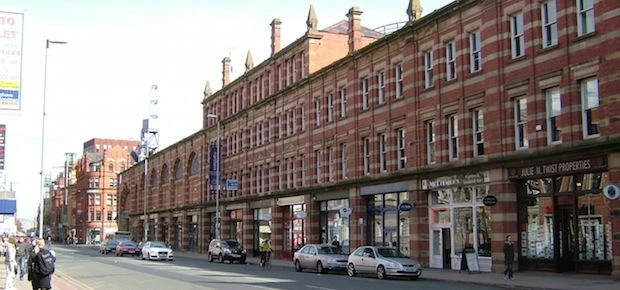 The Deansgate frontage of the Great Northern Railway Warehouse. Photo: Clem Rutter/ wikimedia