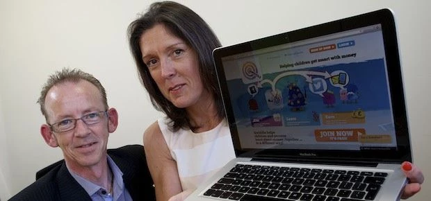 Finance Yorkshire Investment Manager Darren Morris and Qwiddle founder and director Vanessa Cameron.