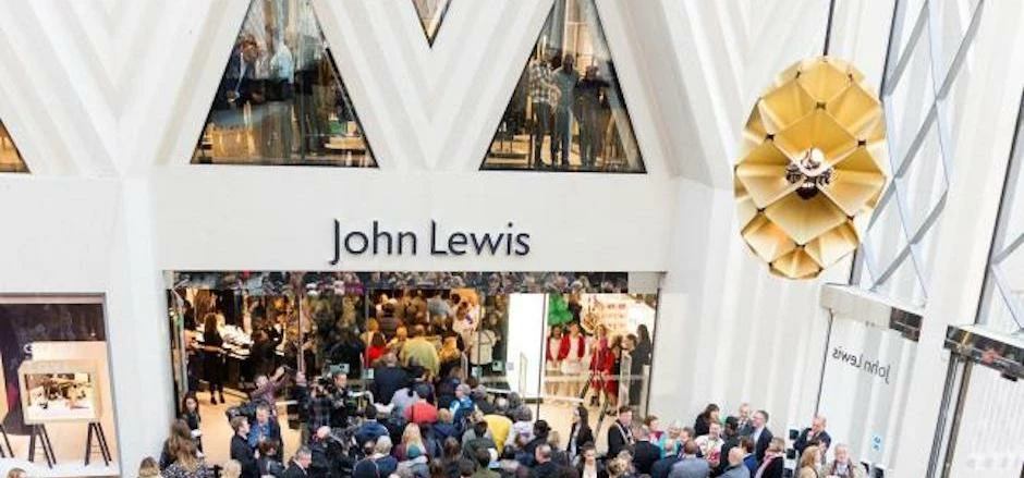  John Lewis Leeds opens its doors to shoppers.