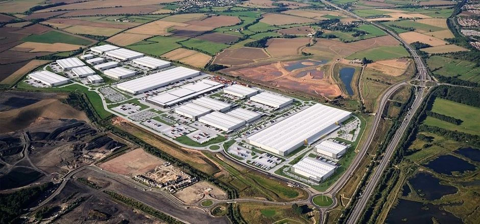  Verdion’s £500m iPort logistics development in Doncaster. Photograph: Verdion. 