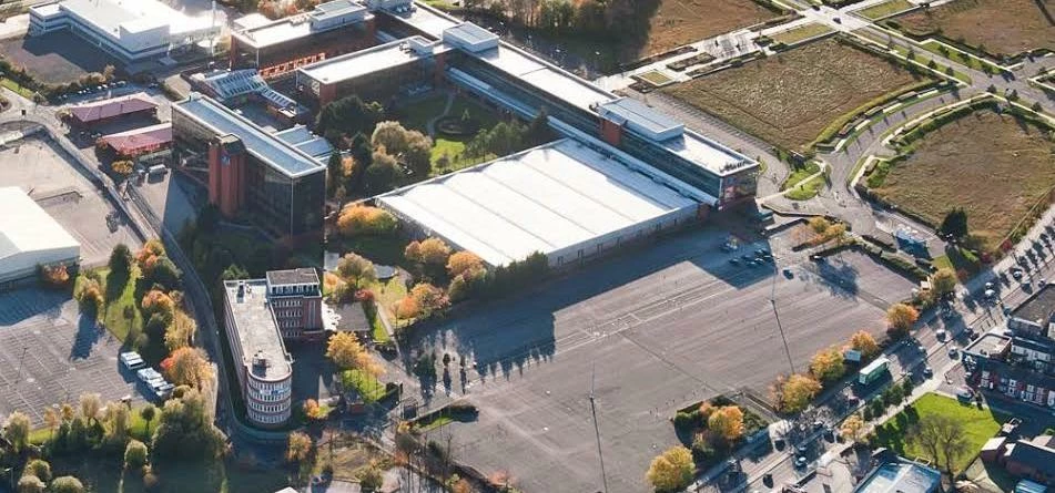 Aerial view of Liverpool Innovation Park