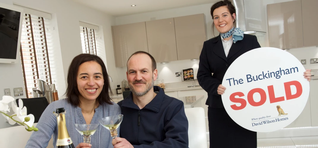 Lim and Doug have found their perfect home at David Wilson Homes' Elm Tree Park development
