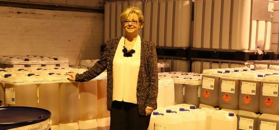 Adomast’s managing director Denise Wolstenholme.