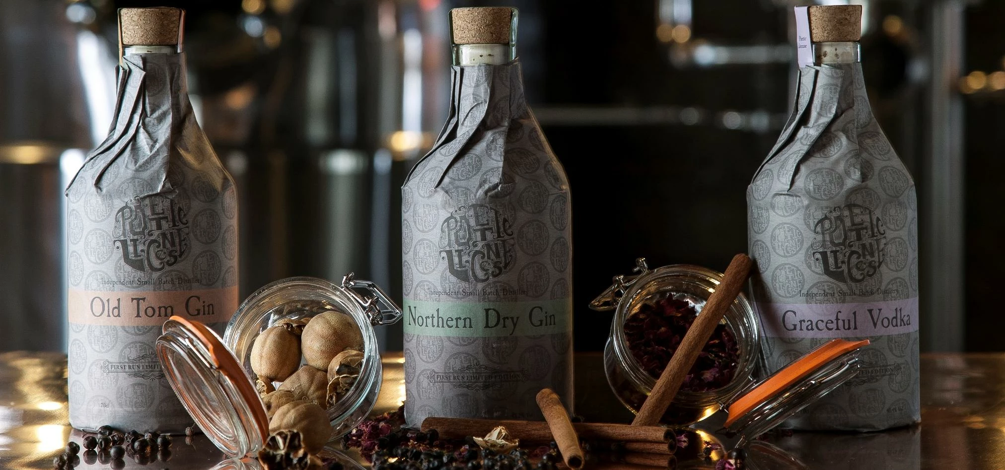 Poetic License's current drinks collection