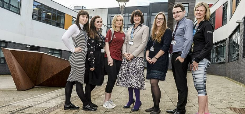 Left to right: Bethany Parsons, Trainee Teacher; Chloe Queen, Trainee Teacher; Brogan Lawton, Traine