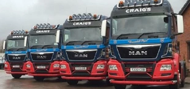 MAN delivers for Ian Craig Haulage 