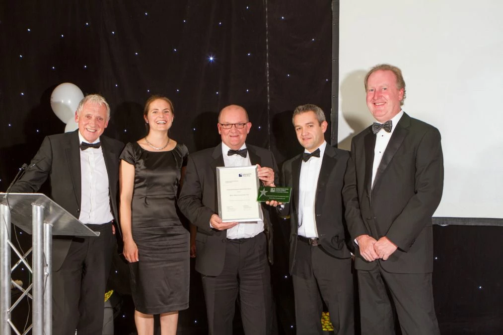 Winners taking home their awards at last year's Constructing Excellence Awards 