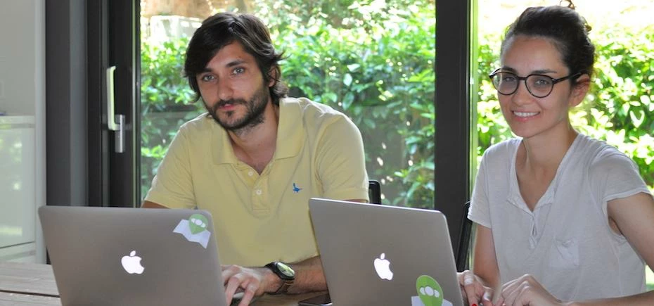 bethere's co-founders Panos and Nadine Spyrakis