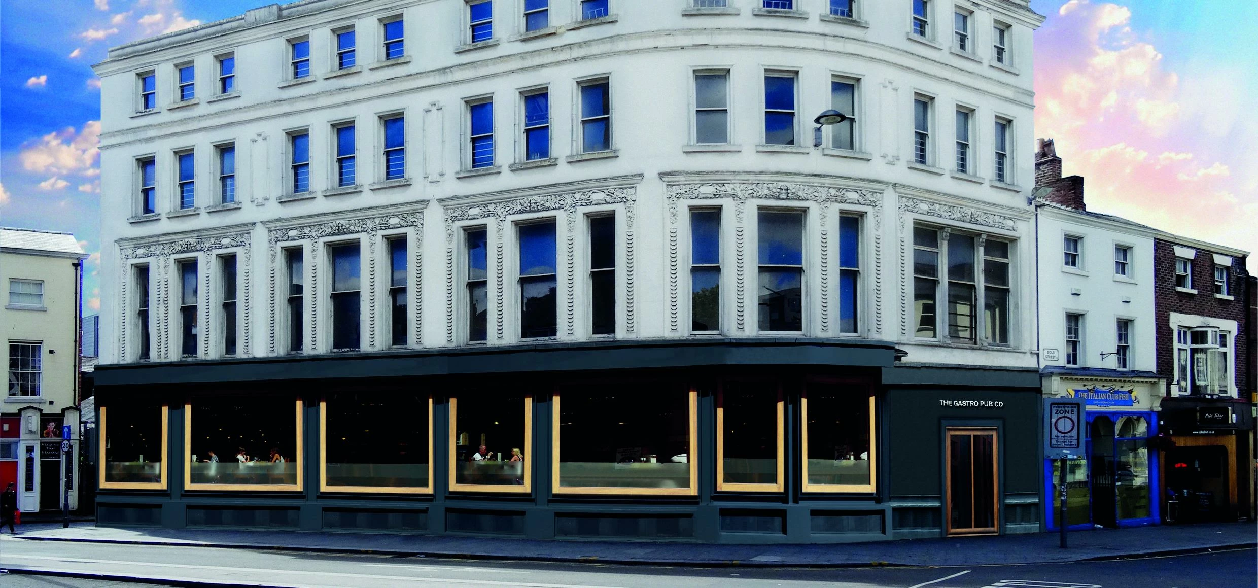 An artist's impression of the completed Havelock Building refurbishment.