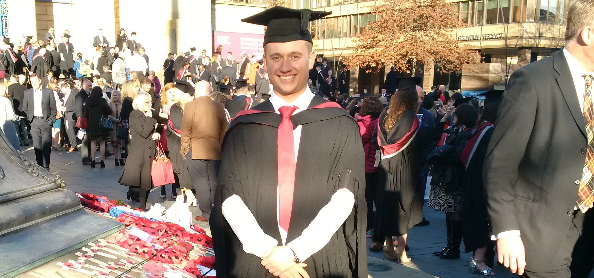 Josh at graduation