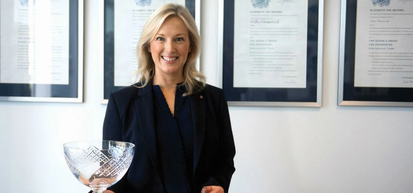 Walker Filtration Group Managing Director, Lianne Walker (MBA) MBE, Receives 2016 Queens Award for E