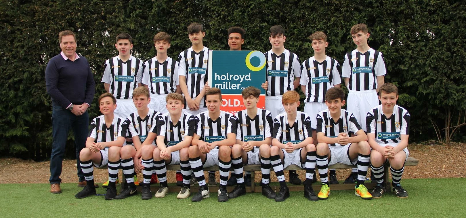 Wrenthorpe Rangers secure sponsorship from Wakefield estate agents Holroyd Miller.