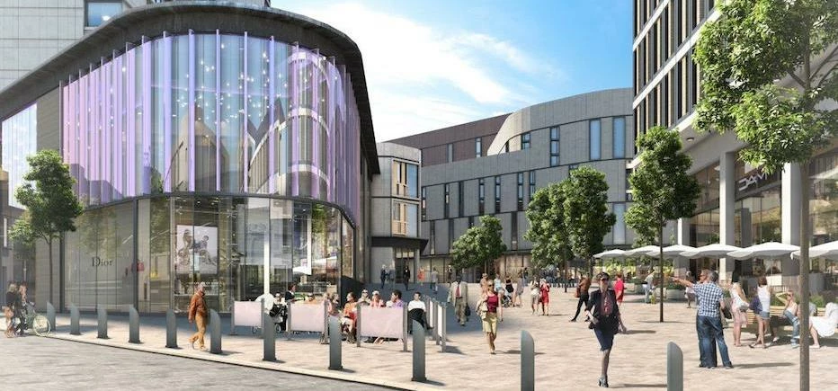 The new Sheffield Retail Quarter.