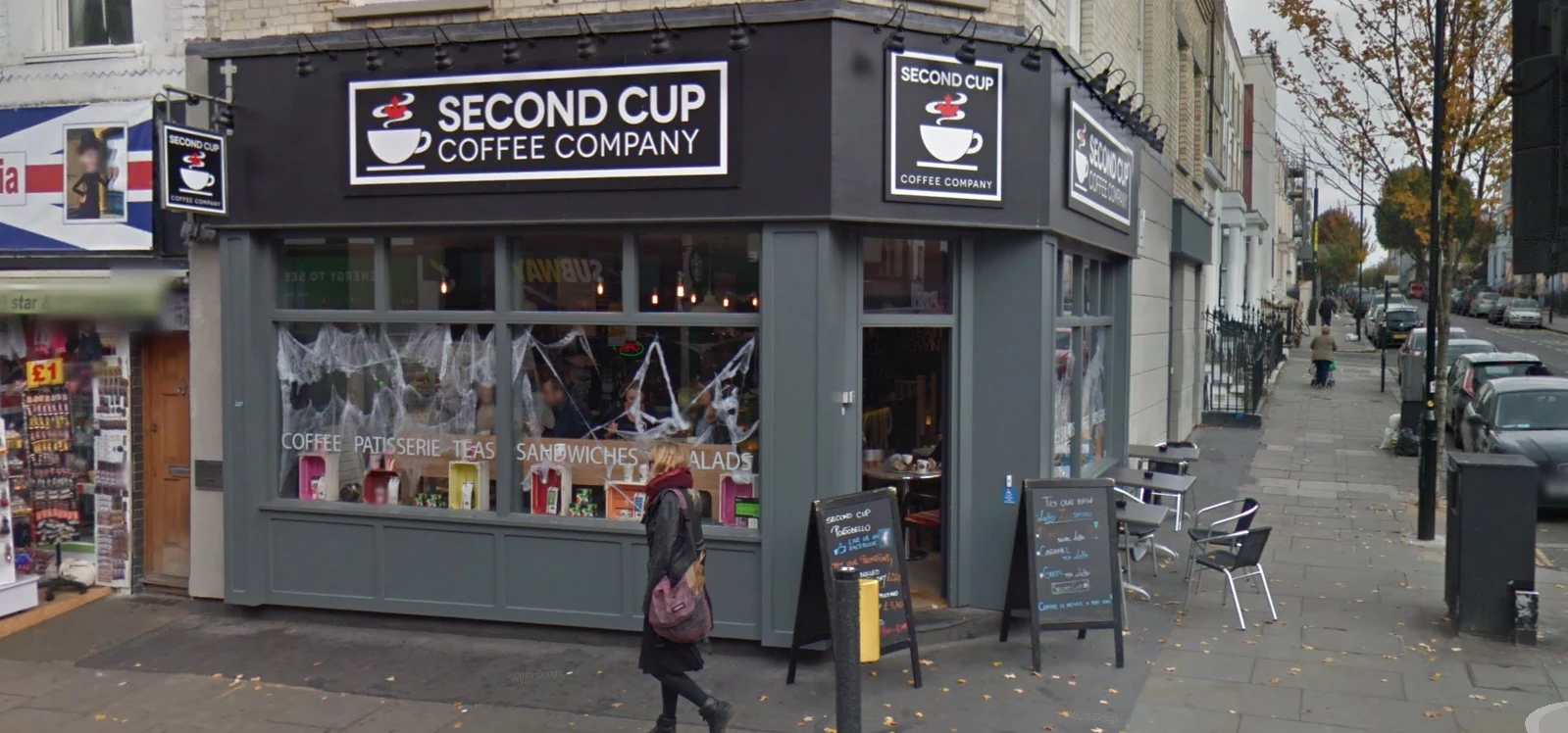 The Portobello Road branch of Second Cup Coffee. Image: Google Maps