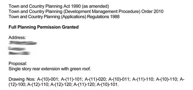 Getting legal with your propertys extension or alteration means getting a planning permission