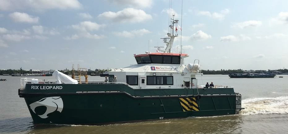 The Rix Leopard, one of the vessels that will work at the Dudgeon wind farm as part of a £2m contrac