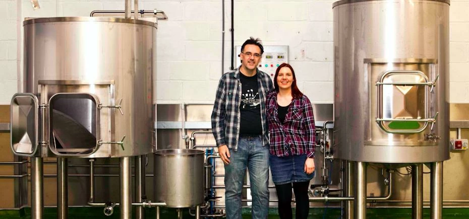 Ken and Jenny Lynch, founders of Serious Brewing Company