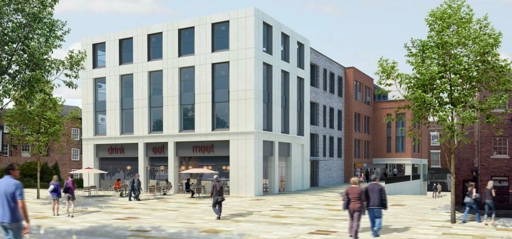 Pictured: The rear of the Watergate Street scheme