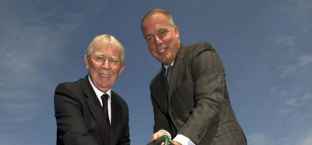 Cllr Harry Trueman and Gideon Jewel