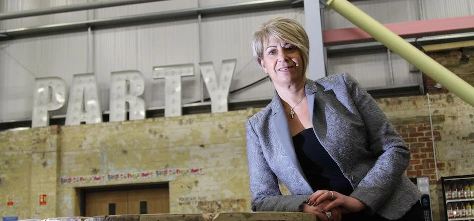 ROF 59 business development manager Kim Fryer outside the venue’s new party room