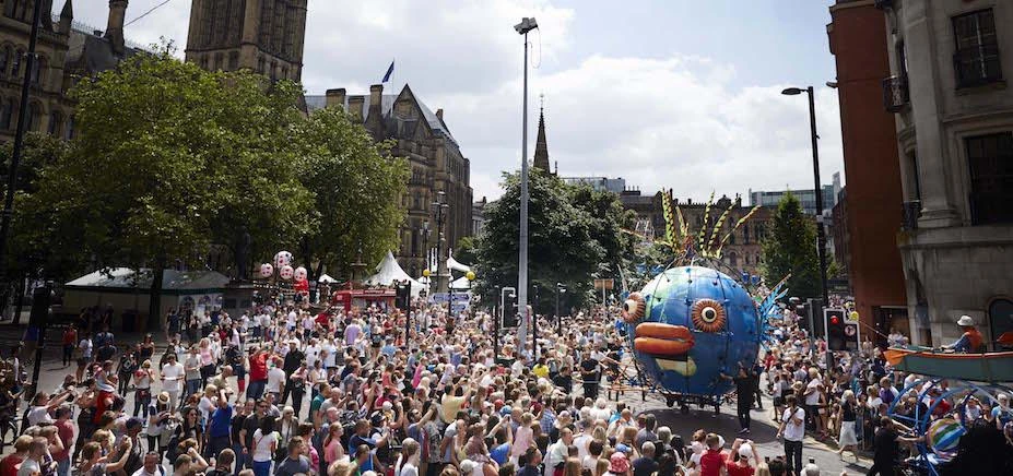 The day transforms Manchester into a massive carnival for the sixth year and occurs on the 14 June t