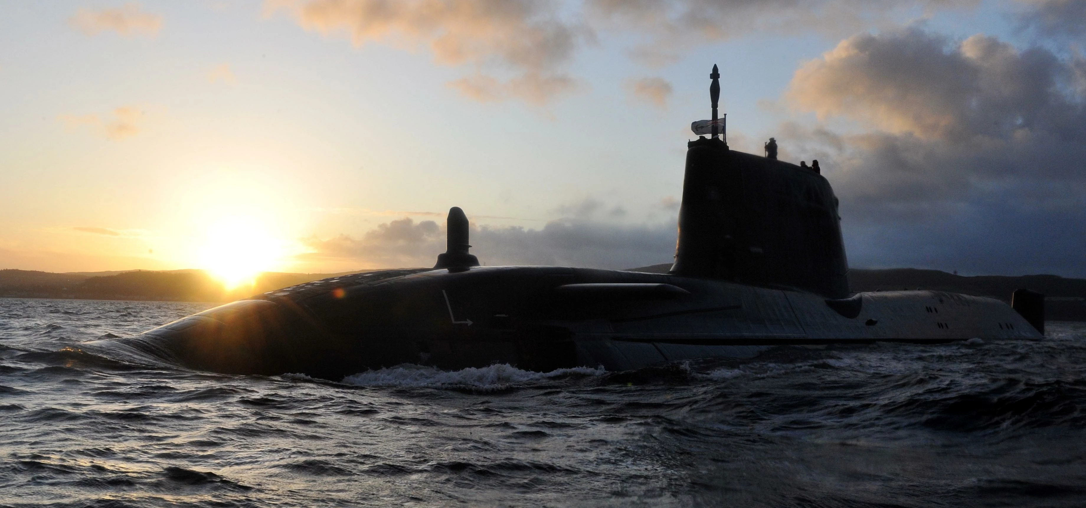 HMS Astute, one of the Royal Navy's nuclear-powered submarines.