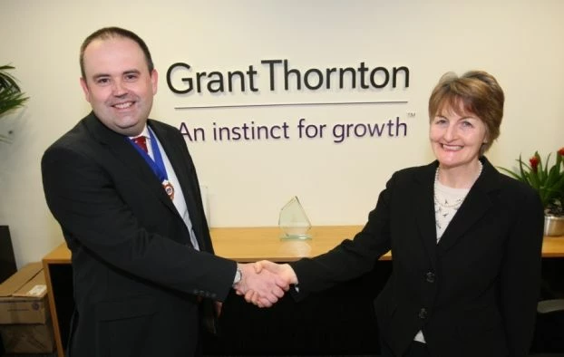 Rob Adams with Ronnie Fell