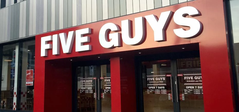 Five Guys has opened 31 UK restaurants since 2013