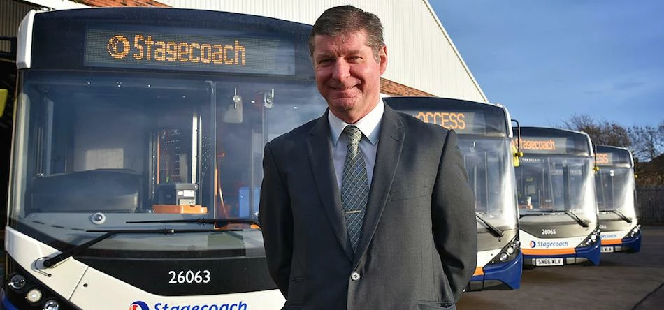 Malcolm Bell, Operations Manager for Stagecoach North East's Slatyford depot in Newcastle 