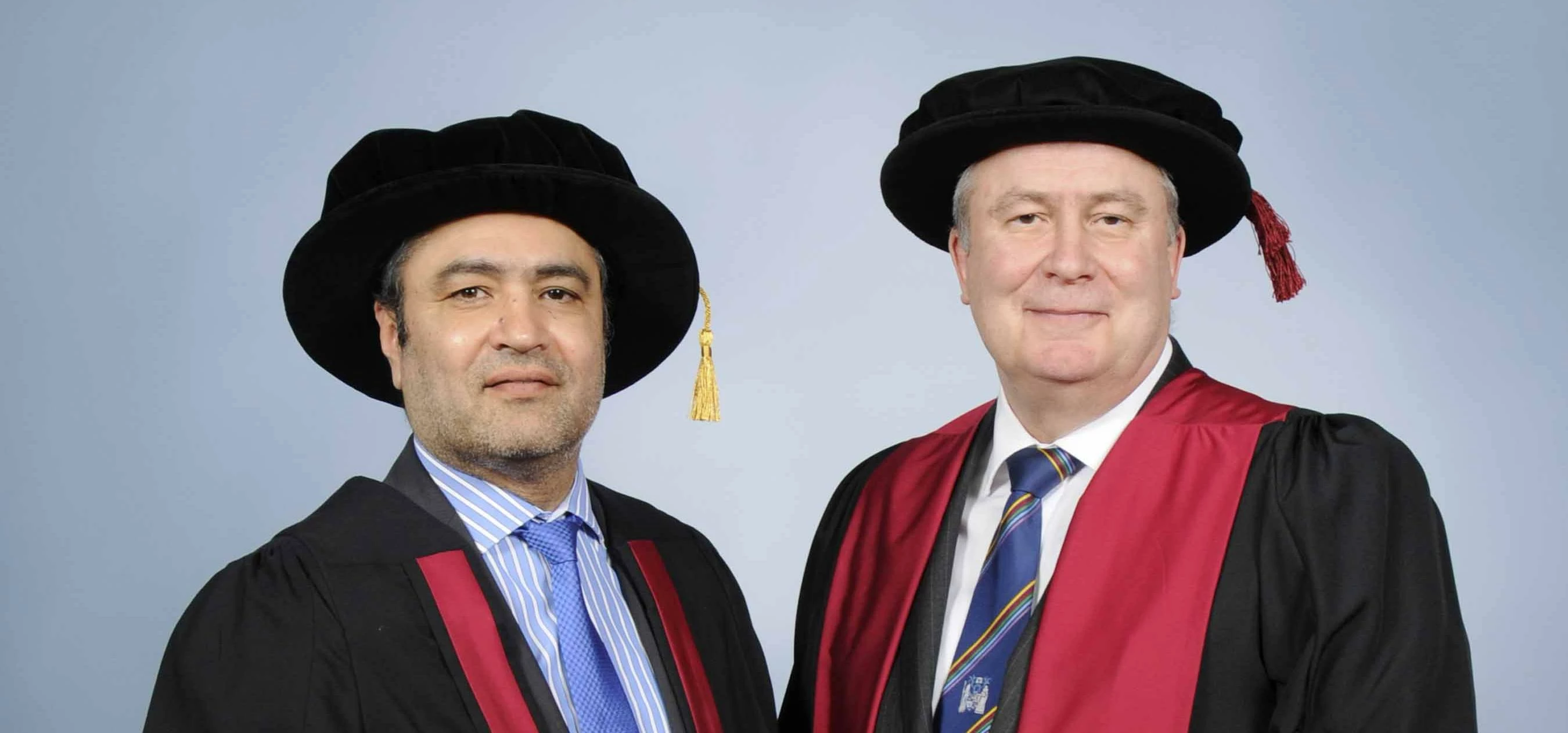 l-r Dr Onkar Dhanoya and Professor Richard Welbury