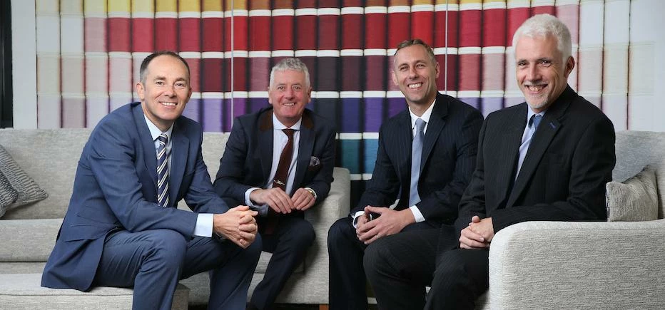 Lee Bloodworth, Relationship Director Mid Markets Lloyds Bank, Karl Walker, Managing Director, Lebus