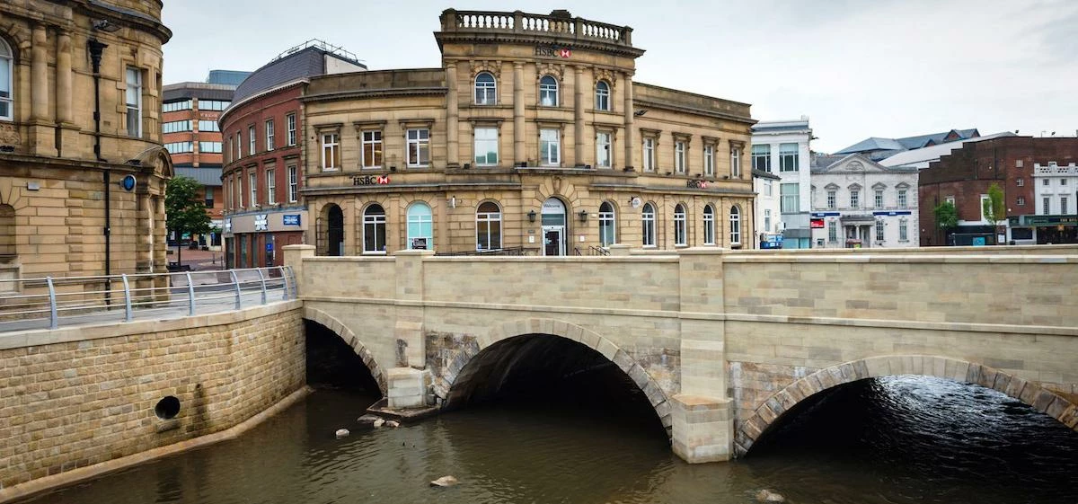The bridge was originally built in medieval times and later expanded