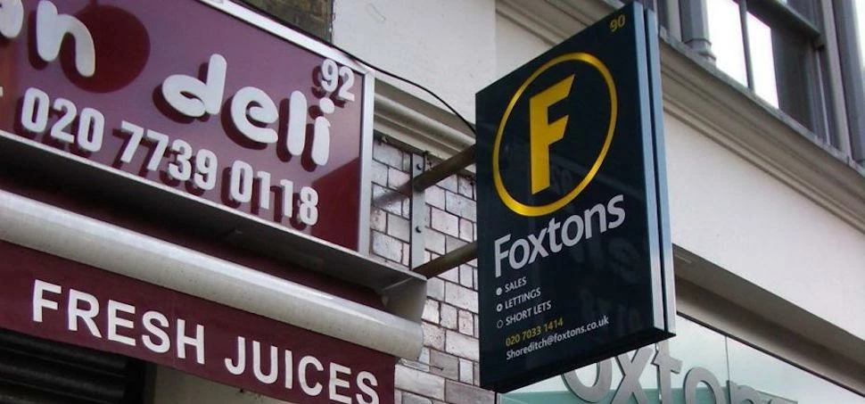 Profits at Foxtons slumped by 54% last year.