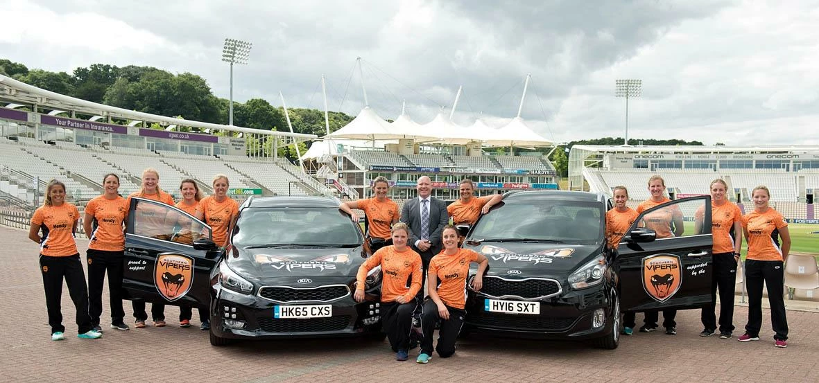 Hendy Kia sponsors Southern Vipers