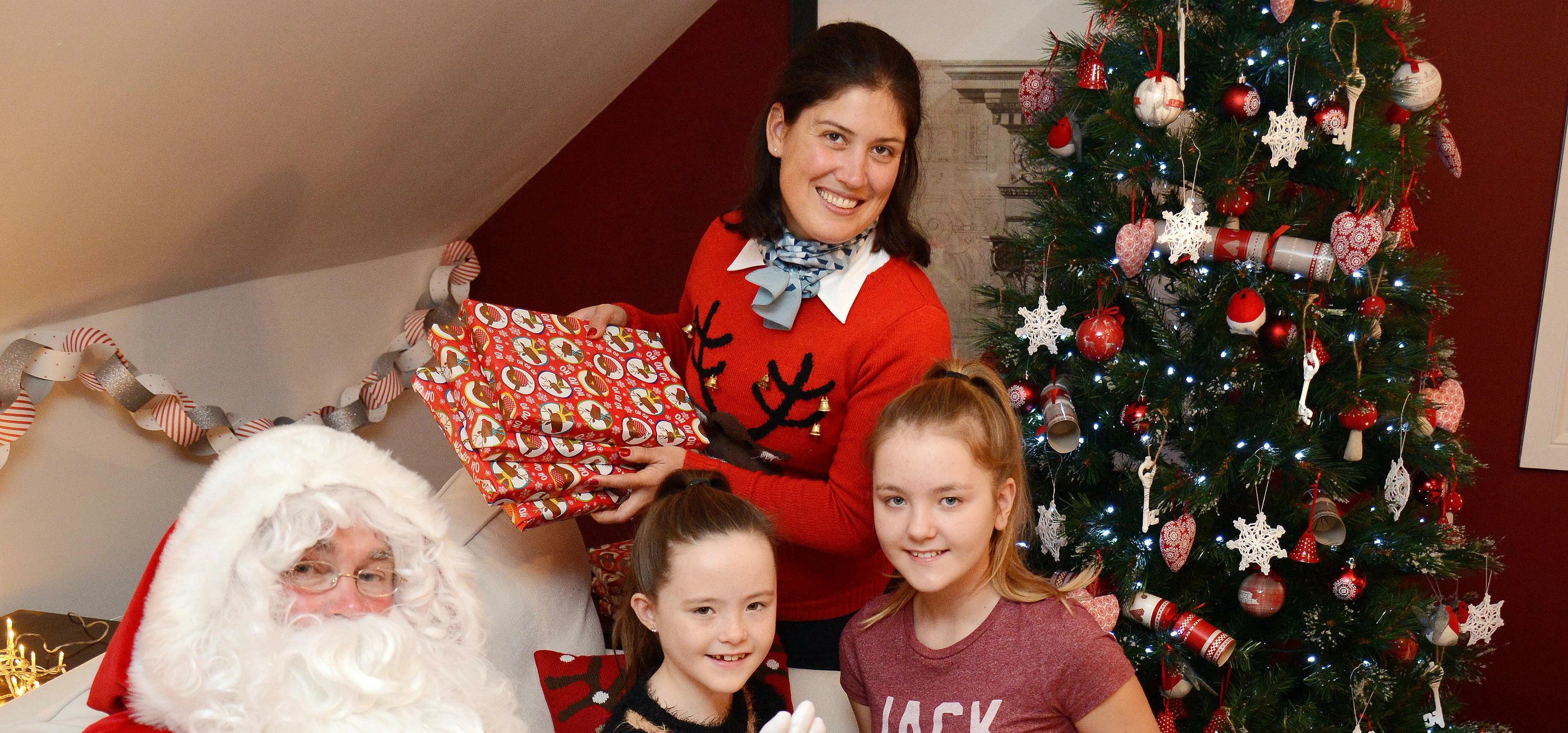 Santa's grotto at Grey Towers Village, which raised money for Zoe's Place in Middlesbrough
