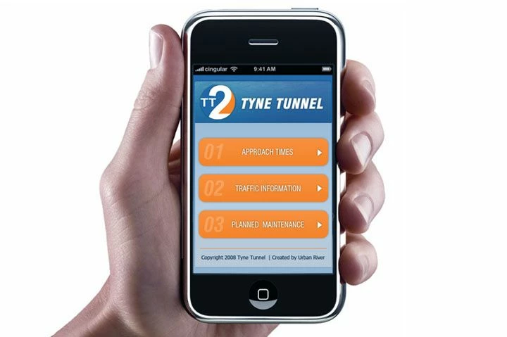 Tyne Tunnel mobile website